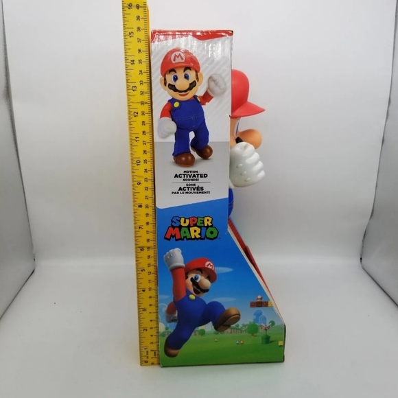 Super Mario- It's A Me Mario 12" Motion Activated Sound Interactive figure Toy - Picture 11 of 11
